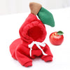 Fruit-Themed Pet Hooded Sweatshirt