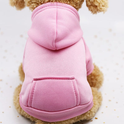 Cozy Solid Dog Hoodies For Stylish Pet