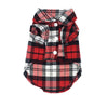 British Style Plaid Dog Shirt