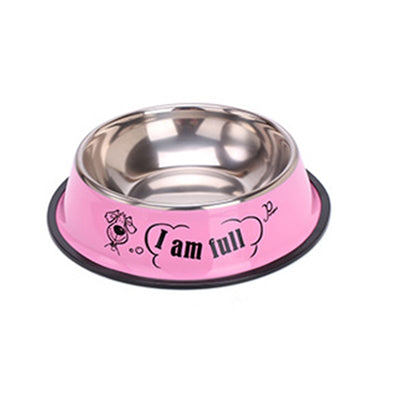 Durable Stainless Steel Non-Slip Pet Feeding Bowls