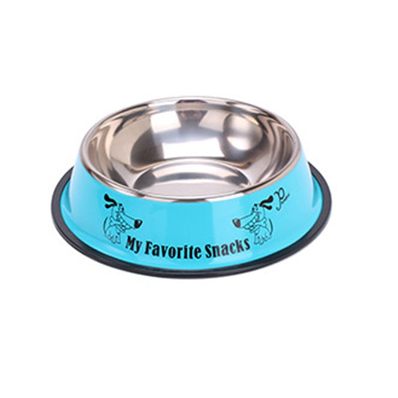 Durable Stainless Steel Non-Slip Pet Feeding Bowls