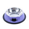 Colorful Stainless Steel Dog Cat Bowl