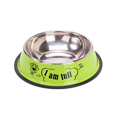 Durable Stainless Steel Non-Slip Pet Feeding Bowls