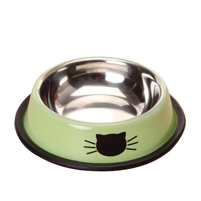 Colorful Stainless Steel Dog Cat Bowl