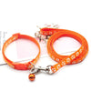 Cute Paw Print Pet Traction Rope and Collar Set