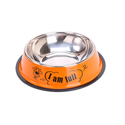 Durable Stainless Steel Non-Slip Pet Feeding Bowls