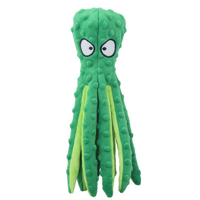 Delight Your Pup with Octopus Plush Squeaky Dog Toy