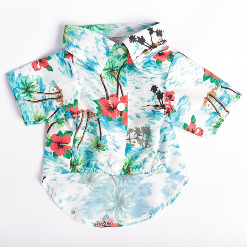 Cool Hawaiian Style Pet Summer Shirt